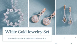 White Gold Jewelry Set